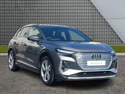 Grey Used 2024 Audi Q4 e-tron S-Line SUV | £29,999 (Good price)