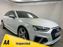 White Used 2020 Audi A4 S-Line Sedan | £18,980 (Fair price)