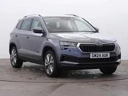 Graphite grey metallic Used 2024 Skoda Karoq SE L SUV | £21,200 (Fair price)
