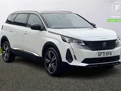 White Used 2021 Peugeot 5008 Premium MPV | £22,399 (Fair price)