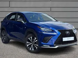 Azure blue Used 2018 Lexus NX300h Sport Line SUV | £25,950 (Expensive)