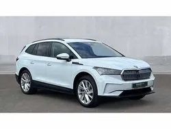 Moon white metallic New 2025 Skoda Enyaq iV SUV | £27,990 (Super price)