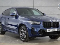Blue Used 2024 BMW X4 M Sport SUV | £44,499 (Super price)