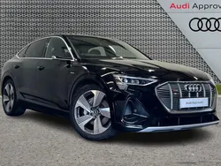 Black Used 2021 Audi e-tron Sportback S-Line SUV | £25,995 (A bit pricey)