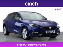 Blue Used 2021 Seat Leon FR Hatchback | £16,199 (Fair price)