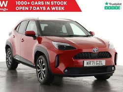 Red Used 2022 Toyota Yaris Hybrid Design Hatchback | £18,499 (Expensive)