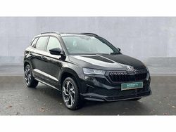 Black magic pearl effect Used 2025 Skoda Karoq SportLine SUV | £30,750 (Fair price)
