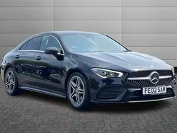 Cosmos black Used 2019 Mercedes CLA180 AMG line Sedan | £19,245 (Good price)