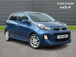 Blue Used 2016 Kia Picanto 3 Hatchback | £8,491 (Expensive)
