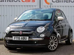 Black Used 2015 Fiat 500 Hatchback | £6,490 (A bit pricey)