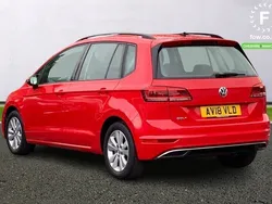 Red Used 2018 VW Golf Sportsvan SE MPV | £14,499 (Fair price)