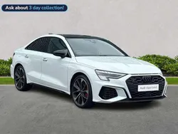 White Used 2023 Audi S3 Comfort Sedan | £37,846 (A bit pricey)