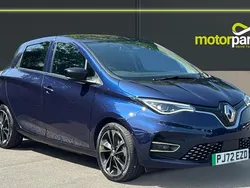Midnight blue metallic Used 2022 Renault Zoe Iconic Hatchback | £11,450 (Fair price)