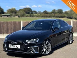 Black Used 2021 Audi A4 S-Line Sedan | £19,990 (Fair price)