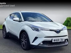 White pearl Used 2017 Toyota C-HR SUV | £16,097 (Fair price)