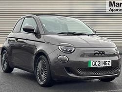 Grey Used 2021 Fiat 500e Icon Cabriolet | £13,752 (Fair price)