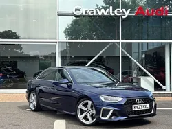 Blue Used 2023 Audi A4 S-Line Sedan | £25,290 (Fair price)