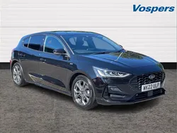 Black Used 2022 Ford Focus ST-Line Hatchback | £13,750 (Fair price)