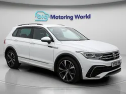 White Used 2022 VW Tiguan R-line SUV | £28,100 (A bit pricey)