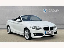 White Used 2017 BMW 218 Performance Cabriolet | £11,422 (Fair price)
