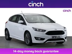 White Used 2018 Ford Focus ST-Line Hatchback | £9,549 (Good price)