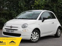 White Used 2017 Fiat 500 Pop Hatchback | £4,699 (Fair price)