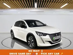 White Used 2020 Peugeot e-208 GT Hatchback | £10,749 (Fair price)