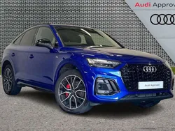 Blue Used 2021 Audi Q5 Sportback S-Line SUV | £34,995 (Expensive)