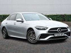 Silver Used 2025 Mercedes C300e AMG Line Premium Sedan | £39,900 (A bit pricey)