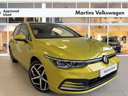 Yellow Used 2021 VW Golf VIII Style Hatchback | £20,795 (Fair price)
