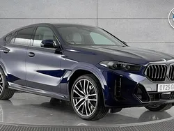Blue Used 2025 BMW X6 M Sport SUV | £65,850 (Expensive)