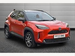Orange Used 2023 Toyota Yaris Hybrid Sport SUV | £23,650 (A bit pricey)