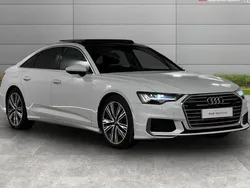 Glacier white, metallic Used 2018 Audi A6 S-Line Sedan | £23,888