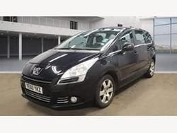 Black Used 2010 Peugeot 5008 Sport MPV | £2,195