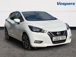 White Used 2022 Nissan Micra Tekna Hatchback | £13,990 (Fair price)