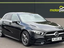 Cosmos black metallic Used 2019 Mercedes A180 AMG line Hatchback | £14,750 (Fair price)