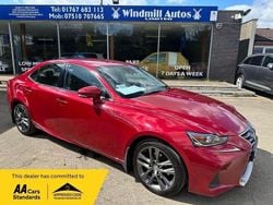 Red Used 2017 Lexus IS300h Sedan | £15,450 (Fair price)