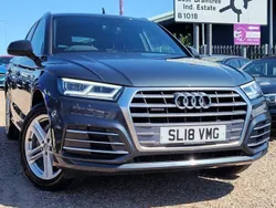 Grey Used 2018 Audi Q5 S-Line SUV | £20,995 (Good price)