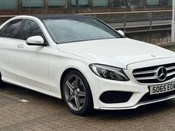 White Used 2016 Mercedes C220 AMG Line Premium Plus Sedan | £10,450 (Fair price)