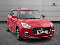 Red Used 2019 Suzuki Swift Hatchback | £9,427 (Fair price)