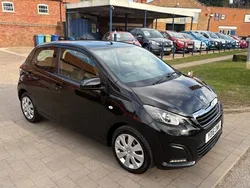 Black Used 2016 Peugeot 108 Active Hatchback | £5,195 (Fair price)