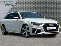 White Used 2021 Audi A4 S-Line Estate | £25,309 (Fair price)