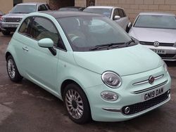 Green Used 2019 Fiat 500 Lounge Hatchback | £5,995 (Good price)