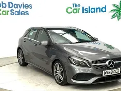 Grey Used 2018 Mercedes A200 AMG line Hatchback | £16,250 (Fair price)