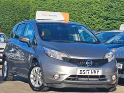 Metallic silver Used 2017 Nissan Note Acenta Premium MPV | £8,495 (Expensive)