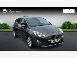 Grey Used 2017 Ford Fiesta Titanium Hatchback | £8,493 (Fair price)