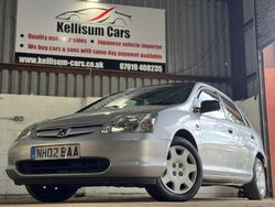 Silver Used 2002 Honda Civic S Hatchback | £2,790 (Fair price)