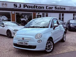 Blue Used 2008 Fiat 500 Pop Hatchback | £3,990 (Fair price)