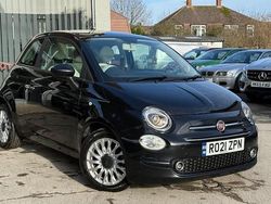 Black Used 2021 Fiat 500 Lounge Hatchback | £8,995 (Good price)
