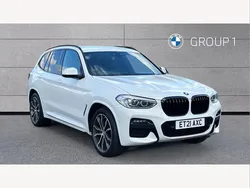 White Used 2021 BMW X3 M Sport SUV | £30,795 (Fair price)